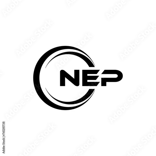 NEP Logo Design  Inspiration for a Unique Identity. Modern Elegance and Creative Design. Watermark Your Success with the Striking this Logo.