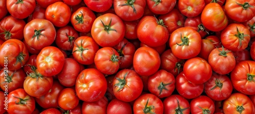 Vibrant organic red tomatoes texture background ideal for fresh produce and healthy eating concepts photo
