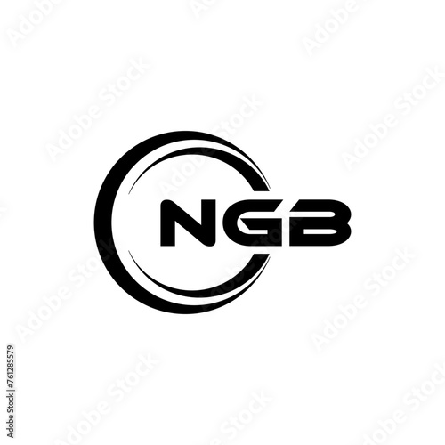 NGB Logo Design, Inspiration for a Unique Identity. Modern Elegance and Creative Design. Watermark Your Success with the Striking this Logo.