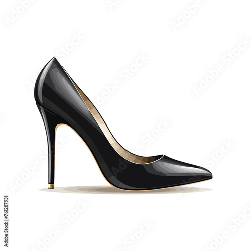 A sophisticated pair of pointed-toe pumps illustrat