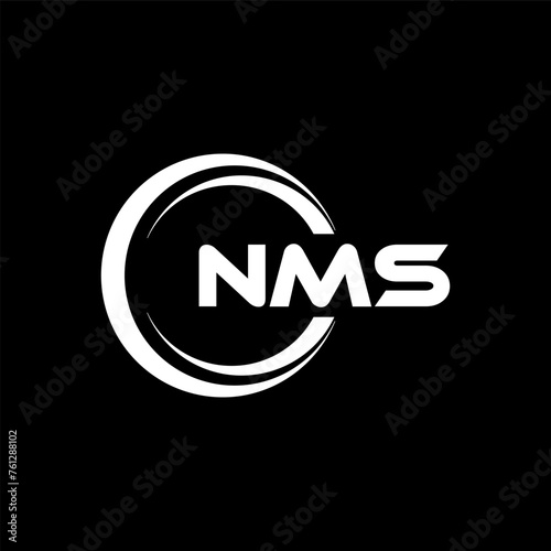 NMS Logo Design, Inspiration for a Unique Identity. Modern Elegance and Creative Design. Watermark Your Success with the Striking this Logo.