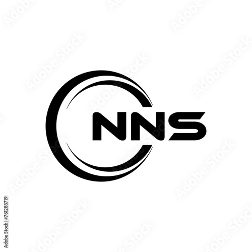 NNS Logo Design, Inspiration for a Unique Identity. Modern Elegance and Creative Design. Watermark Your Success with the Striking this Logo. photo