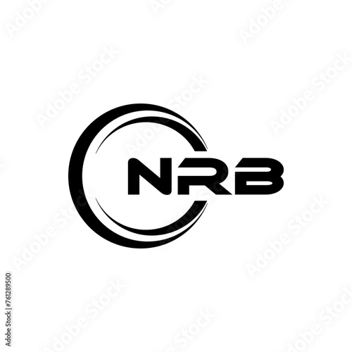 NRB Logo Design, Inspiration for a Unique Identity. Modern Elegance and Creative Design. Watermark Your Success with the Striking this Logo. photo