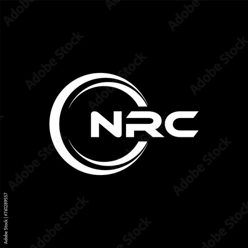 NRC Logo Design, Inspiration for a Unique Identity. Modern Elegance and Creative Design. Watermark Your Success with the Striking this Logo. photo