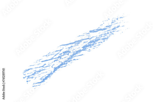 Fototapeta Naklejka Na Ścianę i Meble -  light blue pencil strokes isolated on transparent background