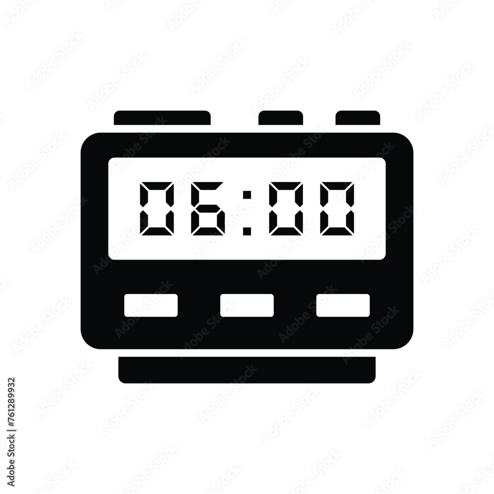 digital clock icon vector design template simple and clean digital clock icon vector design template simple and clean