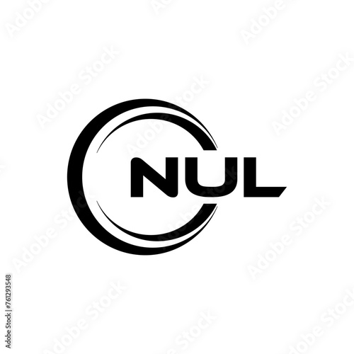 NUL Logo Design, Inspiration for a Unique Identity. Modern Elegance and Creative Design. Watermark Your Success with the Striking this Logo.