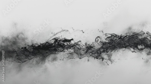 Ethereal smoke swirls. Generative AI