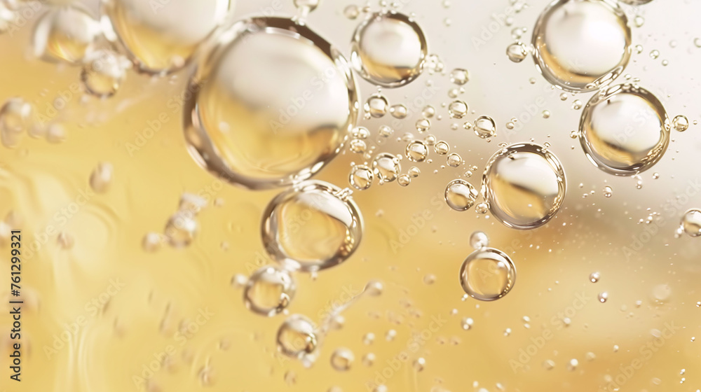 Fototapeta premium Sparkling water, serum
