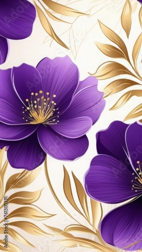 background with flowers