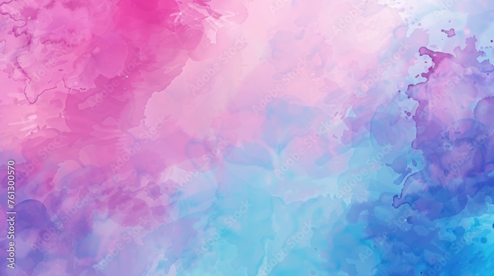 Sweet pastel colorful watercolor paint gradient background. AI generated image