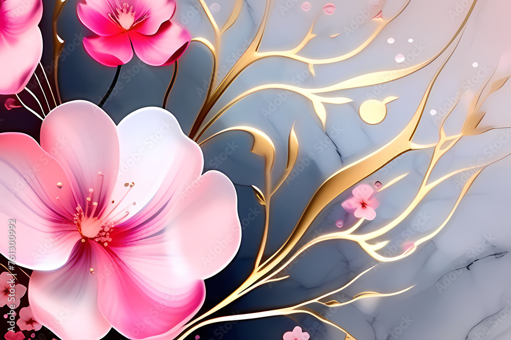 Fototapeta premium abstract background, generative ai