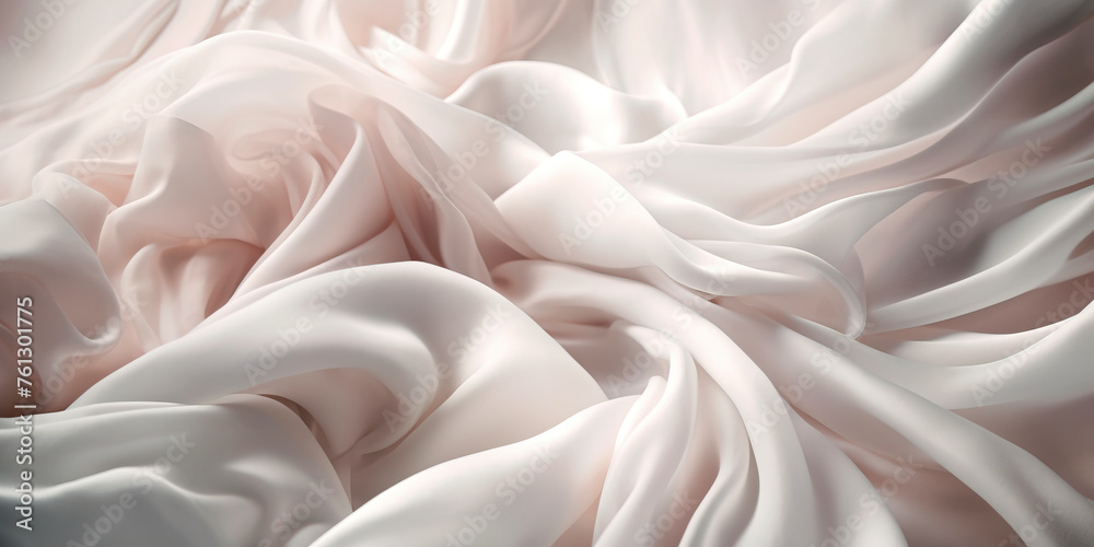 Silky Folds: A Creative Exploration of Softly Draped Silk Fabrics
