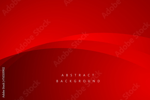 Red curve overlap modern background for corporate concept, template, poster, brochure, website, flyer design. Vector illustration