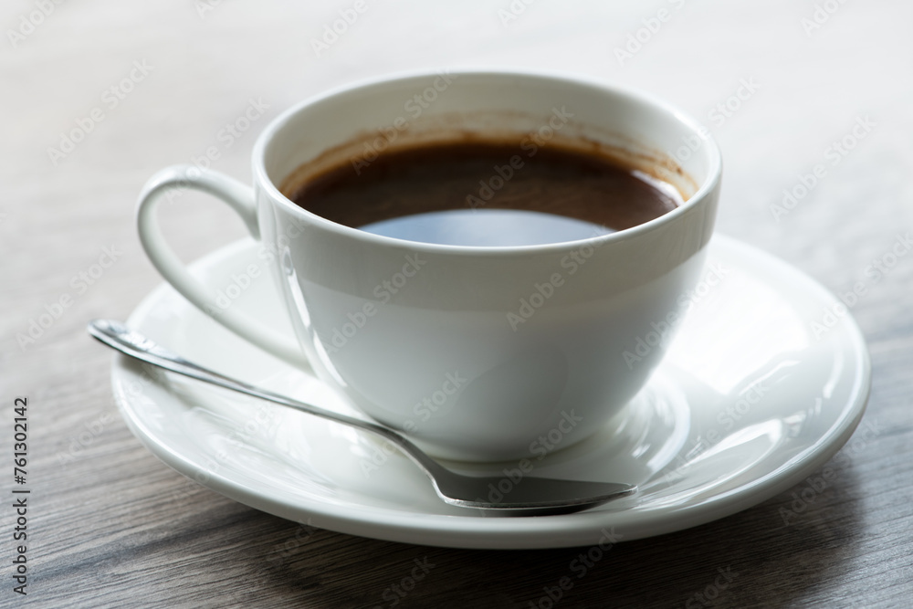 Cup of coffee on table