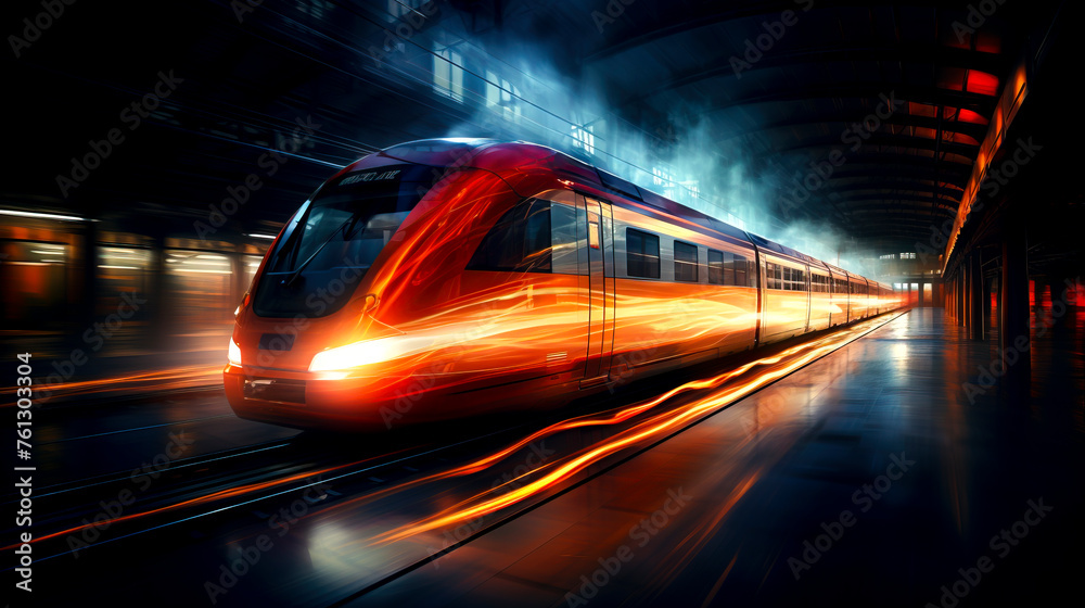 Speeding Trains: Capturing the Dynamic Blur of Station Platforms and Shining Lights Speeding Trains: Capturing the Dynamic Blur of Station Platforms and Shining Lights