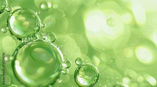 Sparkling water, serum