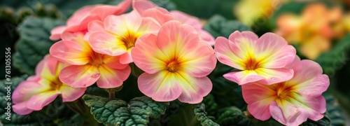 Beautiful primrose flower.