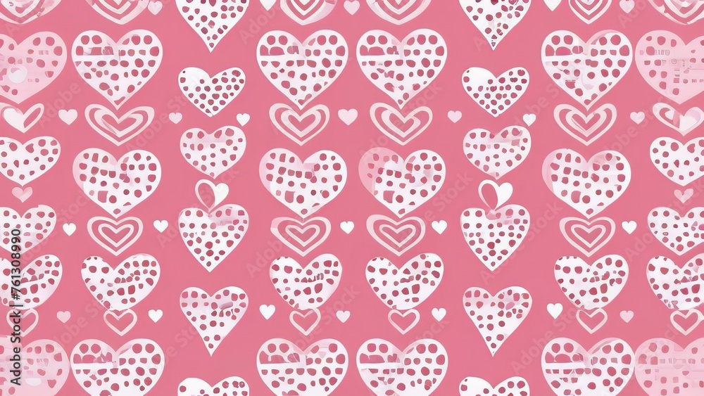 seamless pattern with hearts seamless pattern with hearts