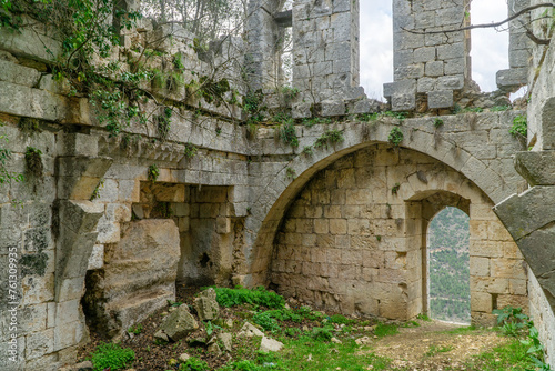 Ruins At Çandır Castle (Candir) (Paperon) , Mersin, Turkey photo