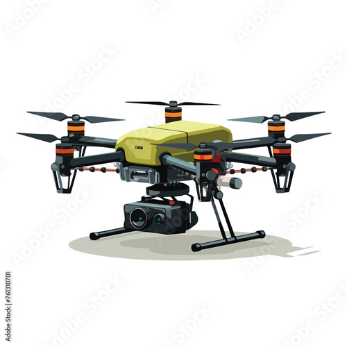 A versatile agricultural drone illustration 