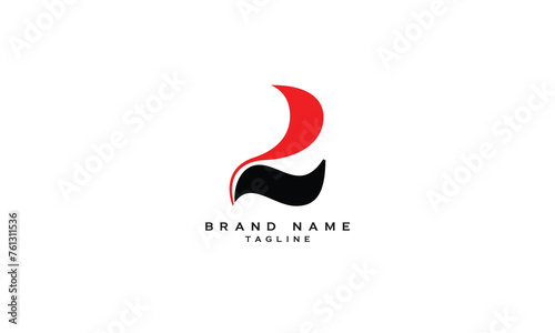 P2, 2P, Abstract initial monogram letter alphabet logo design