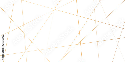 Random chaotic lines with triangle golden tempelete. geometric pattern, 3d illustration. geometric design created using light gold digital tecnology. creative web line on transparent background