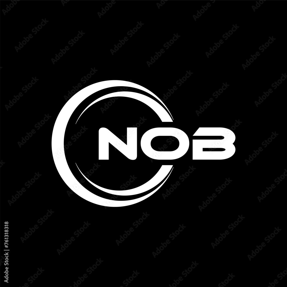 NOB letter logo design with black background in illustrator, cube logo, vector logo, modern alphabet font overlap style. calligraphy designs for logo, Poster, Invitation, etc. NOB letter logo design with black background in illustrator, cube logo, vector logo, modern alphabet font overlap style. calligraphy designs for logo, Poster, Invitation, etc.