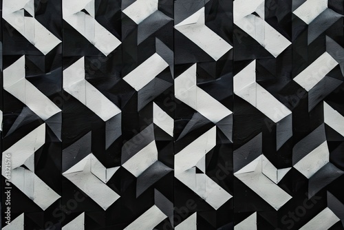 A clean geometric pattern in monochrome