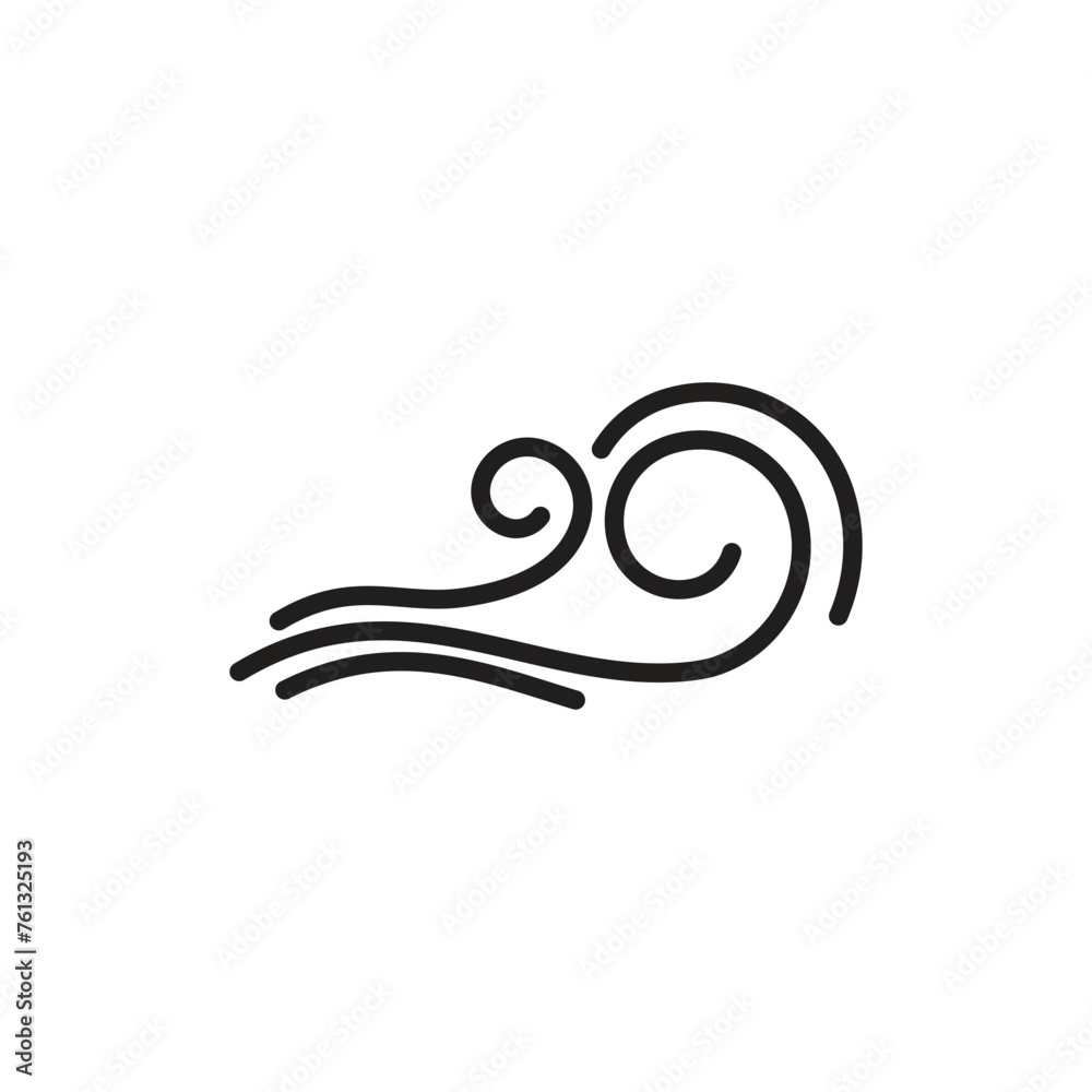 Wind logo vector symbol design Wind logo vector symbol design