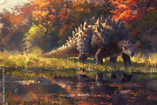 Stegosaurus: An Ancient Inhabitant Of The Planet © Сергей Косилко