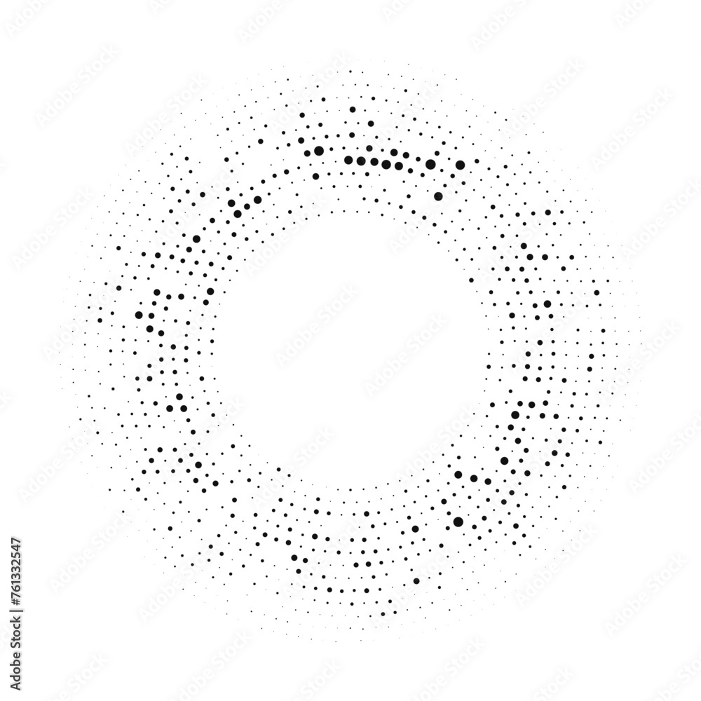 Circle halftone dotted background Circle halftone dotted background