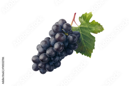 piece of grapes isolated on transparency background PNG