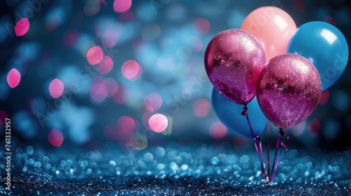 Bunch of Balloons Floating in the Air