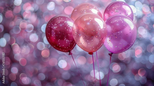 Bunch of Balloons Floating in the Air