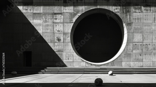 Monochrome Staircase Ascending