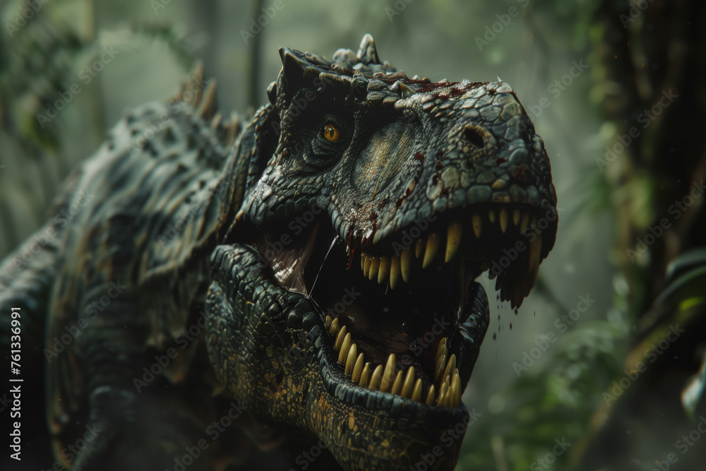 Tyrannosaurus Rex in the Jungle: The Roar of a Living Historical Monster Tyrannosaurus Rex in the Jungle: The Roar of a Living Historical Monster