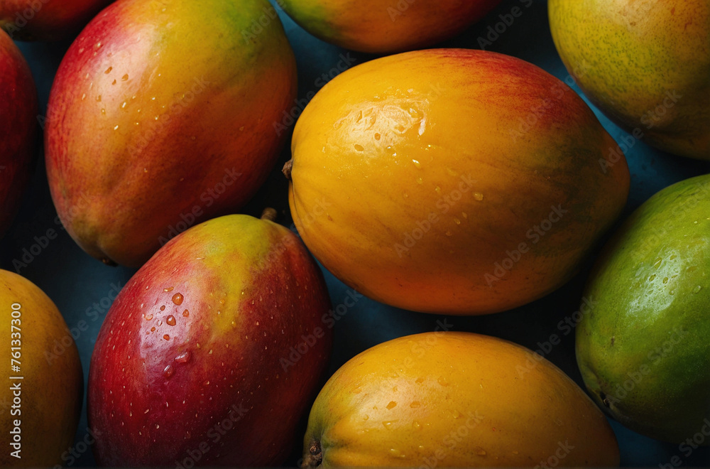 Ripe mango fruit background Mango Ripe mango fruit background Mango