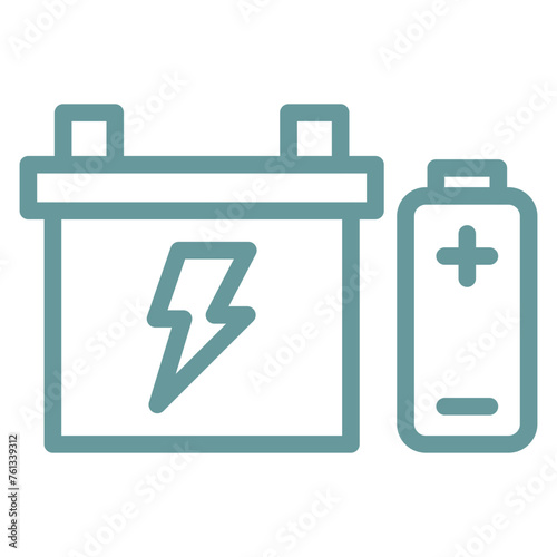 Extra Batteries Icon Style
