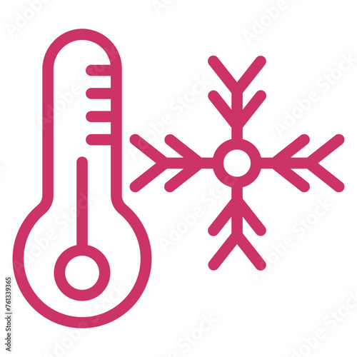 Hypothermia Icon Style