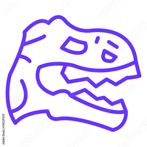 Dinosaur Icon Style