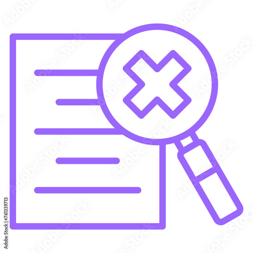 Data Infringement Icon Style