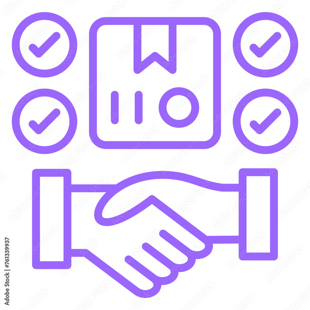 Handshake Icon Style Handshake Icon Style