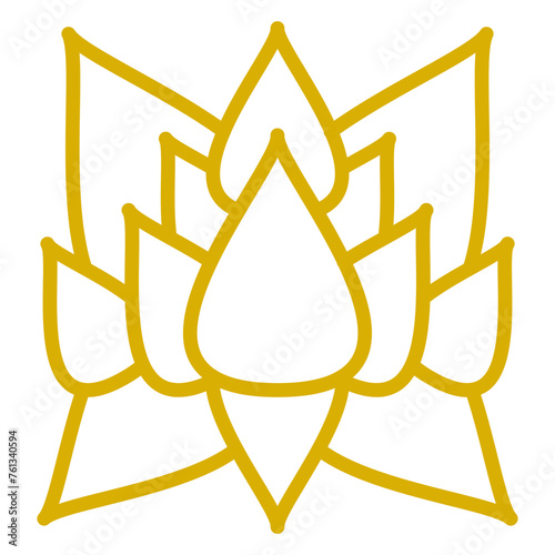 Lotus Flower Icon Style