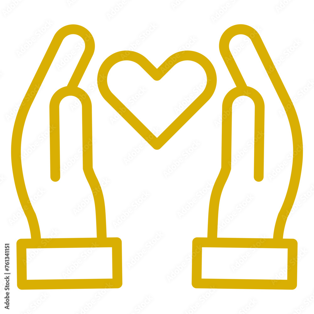 Obraz premium Caregiver Icon Style