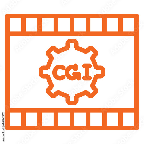 CGI Film Icon Style