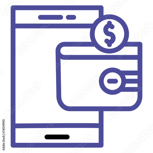 Digital Wallet Icon Style