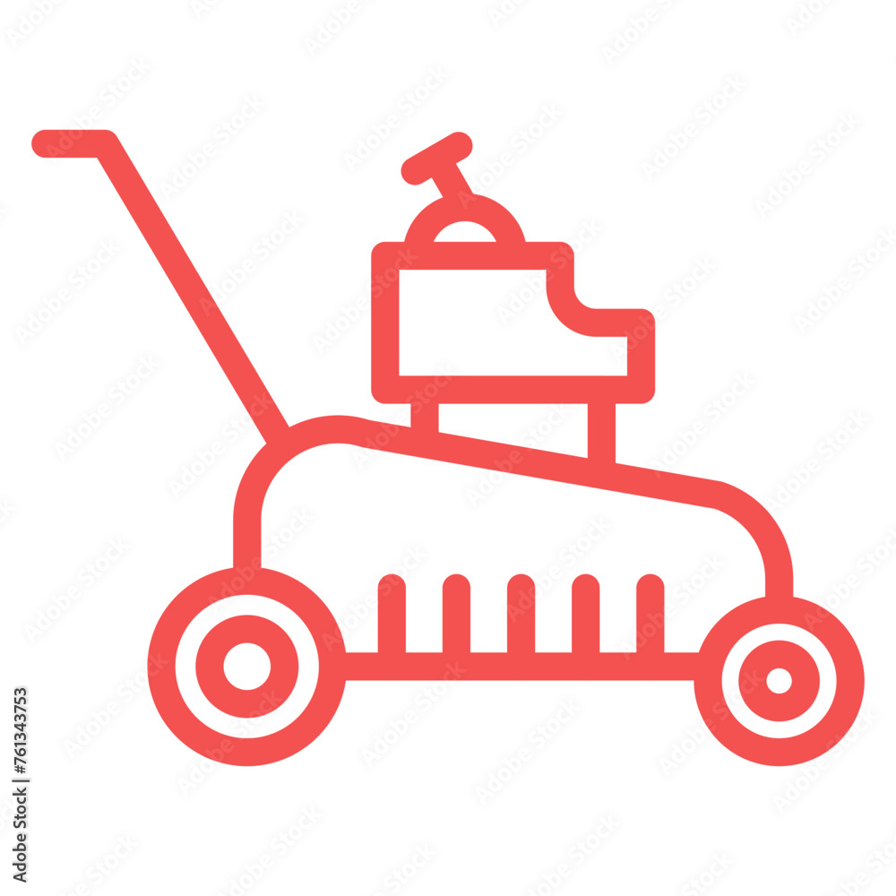 Lawn Mower Icon Style Lawn Mower Icon Style