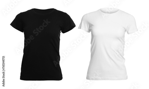 Shirts isolated on white. Space for design