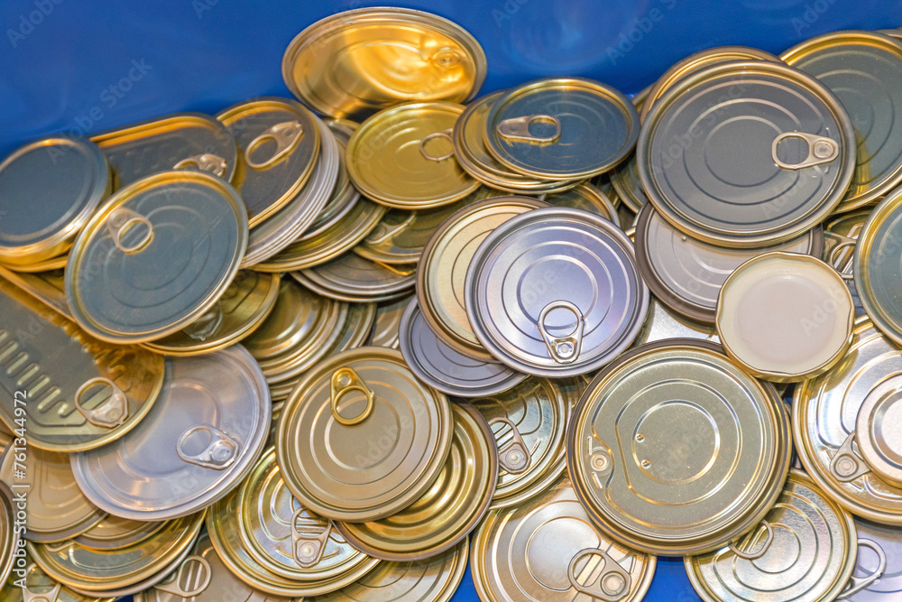 New Metal Lids With Pull Tab for Tins Cans New Metal Lids With Pull Tab for Tins Cans